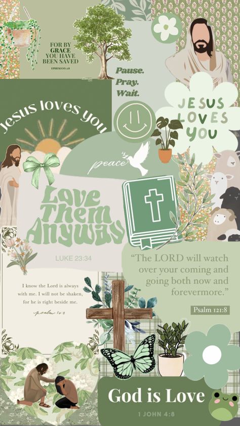 Green Christian Wallpaper, Happy Bible Quotes, Jesus Wallpapers, Green Collage, Bible Quotes Background, Bible Wallpaper, Christian Iphone Wallpaper, Christian Graphics, Scripture Wallpaper