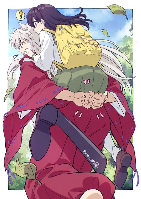 Inuyasha Funny, Inuyasha Kagome, Inuyasha Love, Inuyasha And Sesshomaru, Inuyasha Fan Art, Kagome And Inuyasha, Kagome Higurashi, Anime Nerd, Httyd