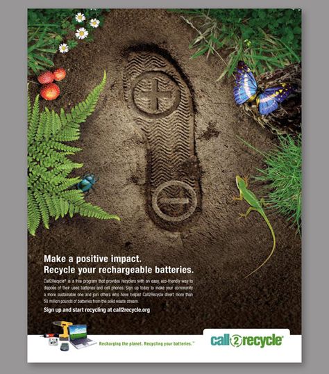 footprint ad Graphic Deisgn, Integrated Marketing Communications, Print Marketing, Integrated Marketing, Design Campaign, Ads Creative Advertising Ideas, Etiquette And Manners, Ad Of The World, Publicidad Creativa