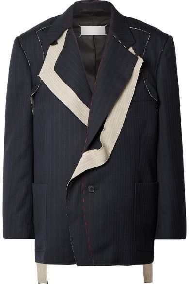 Deconstruction Fashion, Outfit Blazer, Blazer Designs, Martin Margiela, Tailored Jacket, Mode Inspiration, Wool Blazer, Upcycle Clothes, Fashion Details