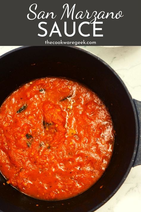 Fresh San Marzano Tomato Sauce, San Marzano Tomatoes Recipes, San Marzano Tomato Sauce Recipes, Ketchup Recipes, Geek Recipes, Italian Sauce Recipes, San Marzano Tomato Sauce, Best Spaghetti Sauce, Marzano Tomatoes