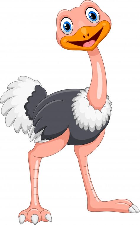 Cute cartoon ostrich | Premium Vector #Freepik #vector #character #cartoon #animal #comic Cartoon Ostrich, Abc Crafts, Wallpaper Images Hd, Cars Coloring Pages, Dragon Boat Festival, Cute Cartoon Images, Dragon Boat, Indy 500, Cartoon Images