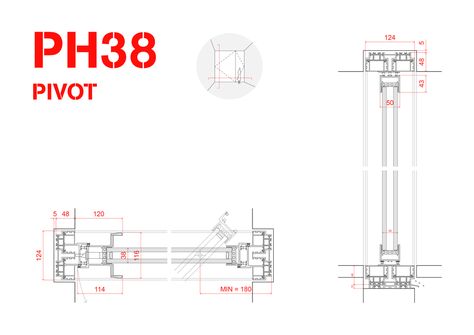 Gallery of Minimal Frame Window - ah!38 - Flexibility - 9 Pivot Door Detail Drawing, Pivot Doors Detail, Window Structure, Frame Windows, Minimal Frame, Minimalist Window, Villa Project, Corridor Design, Window Drawing