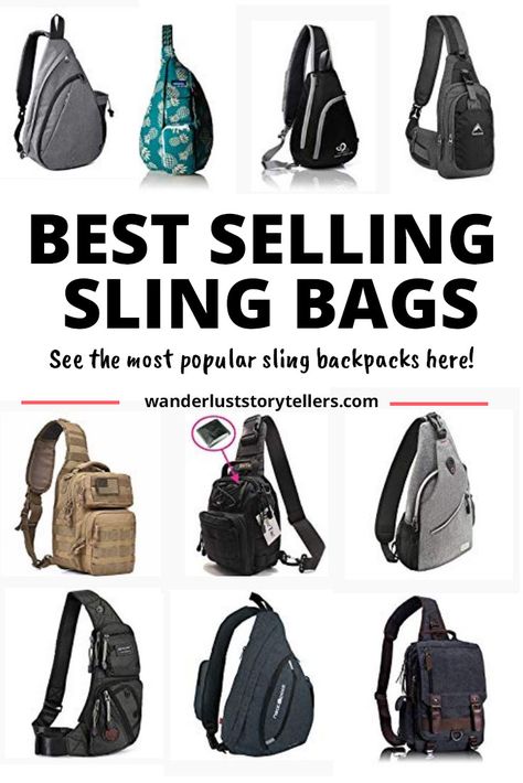 Looking for the best selling sling bags? These one strap backpacks have all been extremely popular this year! Great for hiking, for city exploring and for travel. Which sling backpack takes your fancy? #slingbag #onestrapbackpack #slingbackpack One Strap Backpack Shoulder Bags, Hiking Crossbody Bag, Sling Backpack Outfit, Best Sling Bag For Travel, Women’s Sling Bag, Crossbody Sling Bag For Women, Trendy Sling Bags Women, Travel Sling Bag Women, Leather Sling Bags Women