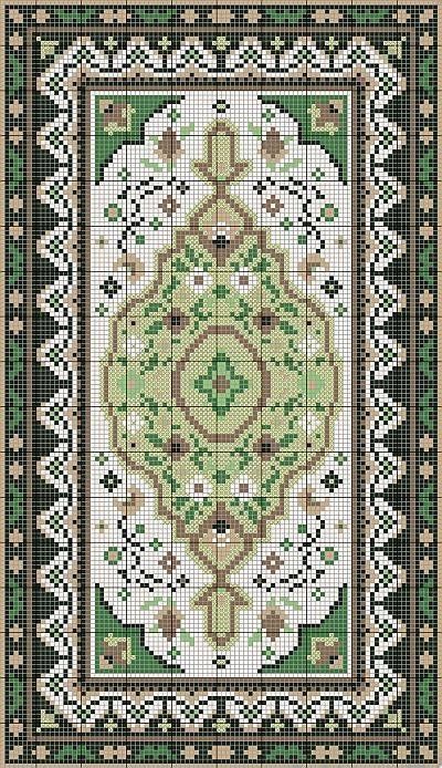 Rug Chart, Miniature Needlepoint, Miniature Embroidery, Cross Stitch Pillow, Pixel Crochet, Tapestry Crochet Patterns, Pixel Art Pattern, Crochet Tapestry, Cross Stitch Samplers