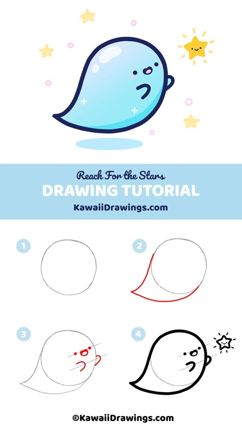 Doodles Kawaii, Draw Kawaii, Art And Drawing, Kawaii Ghost, Doodle Art For Beginners, Planner Doodles, Ghost Drawing, Art Drawings Sketches Pencil, Easy Doodle Art