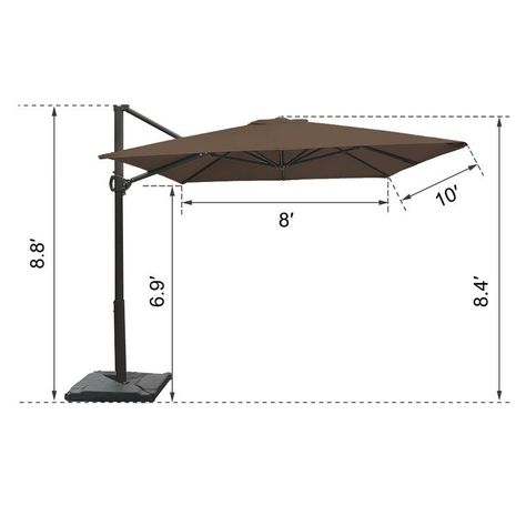 Best Patio Umbrella, Backyard Chicken Coop Plans, Desain Pantry, Diy Outdoor Table, Cantilever Patio Umbrella, Rooftop Terrace Design, Patio Umbrella Stand, Metal Stairs, Furniture Details Design