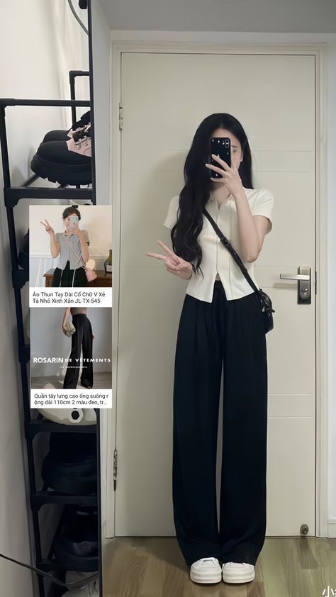 Smart Casual Outfits For Women Summer, Tanktop Ootd Korea, Ulzzang Fashion Casual, Ootd Korean Style Casual, 대학생 스타일, Korean Style Skirt, Korean Style Outfits, Ootd Korean Style, Smart Casual Women Outfits