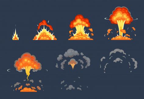 Explosion Animation, How To Do Animation, Cloud Cartoon, Comic Frame, Frame By Frame Animation, Animation Sketches, Flag Icon, Cartoon People, Animation Tutorial