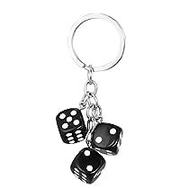 Cheap Black Crafts For Gifts, Razor Blade Keychain, Cool Keychains For Car Keys, Grinder Keychain, Key Chains Aesthetic, Trinket Keychain, Keychain Box, Dice Keychain, Cool Keychain