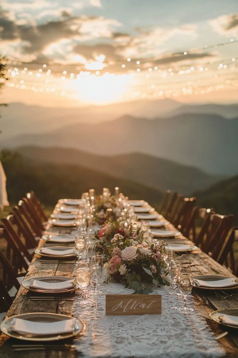 Discover breathtaking mountain wedding locations for your dream rustic celebration! Elevate your nuptials with stunning views and natural beauty, creating unforgettable moments for you and your guests. Save this pin for more inspiration!  #MountainWedding #RusticWedding #WeddingInspiration #OutdoorWedding #WeddingPlanning #BridalIdeas #NatureLovers #DestinationWedding #WeddingDecor #UniqueVenues #WeddingIdeas #LoveInTheMountains #AdventureAwaits #HappilyEverAfter #DreamWedding Wedding Venues Small Outdoor, Wedding Venues Outdoor Mountains, Wedding With Mountain View, Backyard Wedding Mountains, Mountain Lake Wedding Venues, Wedding Mountain Venues, Mountain Wedding Locations, Mountain Beach Wedding, Montana Mountain Wedding