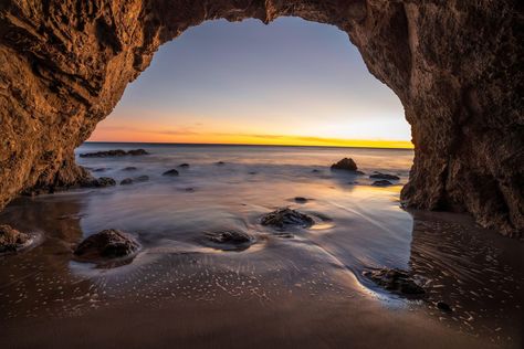 Matador State Beach - Malibu, California, USA 🇺🇲 Malibu California, California Usa, Arch, California, Travel