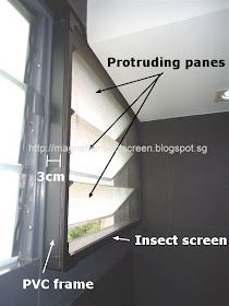 DIY Magnetic Insect Screen Singapore: Install on louvre window Hdb Toilet, Louvre Window, Insect Screen Window, Toilet Window, Louvre Windows, Pvc Frame, Mosquito Screen, Screen Window, To The Window