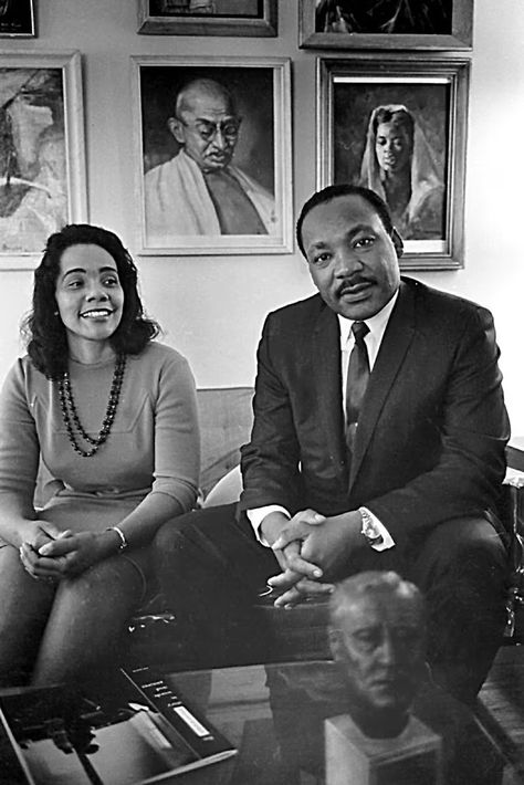 Photos: Coretta Scott King through the years Martin Luther King Family, Christine King, African American History Facts, Coretta Scott King, Black King And Queen, Dr Martin Luther King Jr, Mlk Jr, Dr Martin Luther King, Civil Rights Leaders