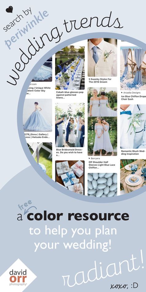 Here's some wedding planning ideas that are true blue cool! Plus there's more to discover with this freebie Wedding Resource Guide by Colors! Cornflower Blue And Blush Wedding, Cornflower Wedding, Cornflower Blue Wedding, Navy Wedding Theme, Watermelon Wedding, Cobalt Blue Weddings, Indigo Wedding, Aqua Blue Wedding, Sage Green Wedding Colors