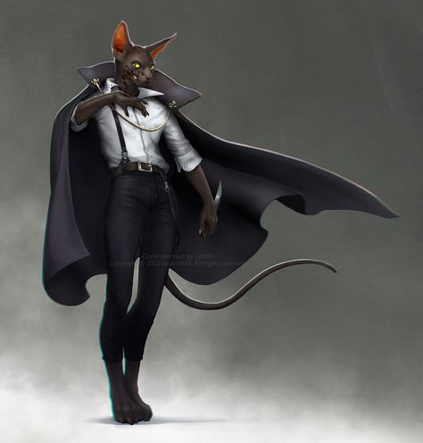 Dnd Tabaxi Rogue, Gangster Character Design, Dnd Leonin, Rogue Character Design, Tabaxi Rogue, Anthro Characters, Rogue Dnd, Hybrid Creatures, Rogue Character