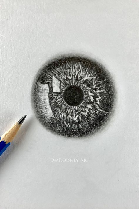 Drawing An Eyeball by DjaRodney Art on YouTube Eyeball Drawing, 3d Pencil Drawings, Art Anatomy, Eye Balls, Eyeball Art, Draw Hair, Eye Ball, Ball Drawing, Easy Doodles