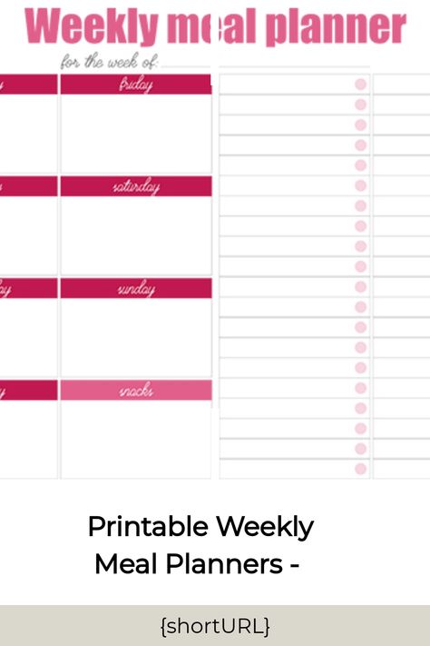 Discover the perfect weekly meal planner to match your family's unique preferences and household requirements. Explore a selection of 11 distinct layouts, each offering a choice between a Sunday or Monday start, along with diverse features and an array of colors to suit your style. Simplify your meal planning process with ease and creativity! Family Meal Planner, Meal Planners, Weekly Meal Plan, Weekly Meal Planner, Healthy Meal Plans, Week Meal Plan, Planning Process, Meal Planner, Meal Plan