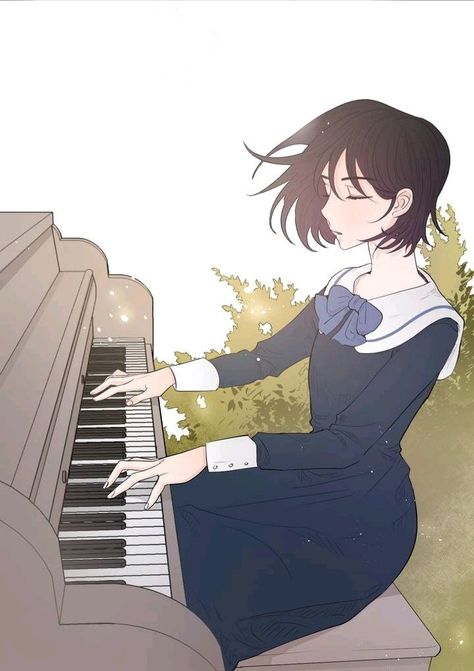 Piano Art, Texture Graphic Design, Friend Anime, Character Poses, Fantasy Art Landscapes, Yandere Simulator, Anime Music, Anime Poses Reference, Drawing Poses