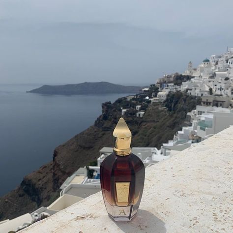 Alexandria II irresistible scent posing at irresistible Santorini 🇬🇷 Fine, creamy, woody with fruity lavender and aldehydes. Round, smooth, no sharp edges, long lasting, soothing and pleasant without threatening the environment. #alexandriaii #xerjoff #santorini #rosinaperfumery Night Anime, Fate Stay Night Anime, Niche Perfume, Fate Stay Night, Santorini, Scents, Alexander, Lavender, Stuff To Buy