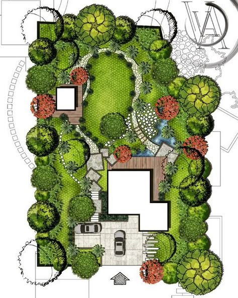 Landscaping Architecture Plan, Landscape Design Section, Landscaping Plans Layout Design, Planting Plan Landscape Architecture, Site Development Plan Drawing, Landscape Architecture Concept, Site Development Plan Architecture, Residence Landscape Design, Site Development Plan Landscapes