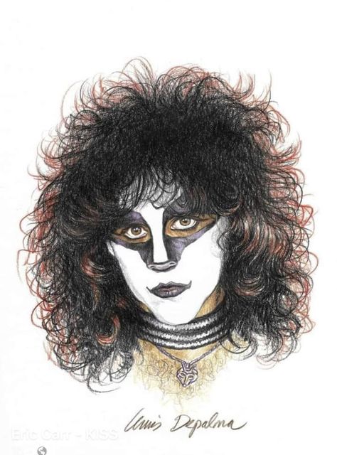 Kissing Drawing, Kiss Tattoos, Kiss Members, Eric Carr, Rock N Roll Art, Kiss Art, Classic Rock Bands, Kiss Band, Classic Rock