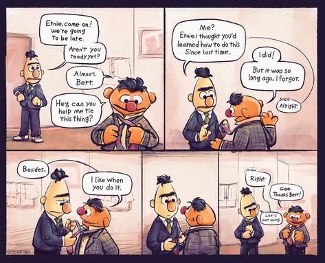 Bert X Ernie Fanart, Bert X Ernie, Frank Core, Epi Y Blas, Ernie Und Bert, Die Muppets, Bert And Ernie, Sesame Street Muppets, Bert & Ernie