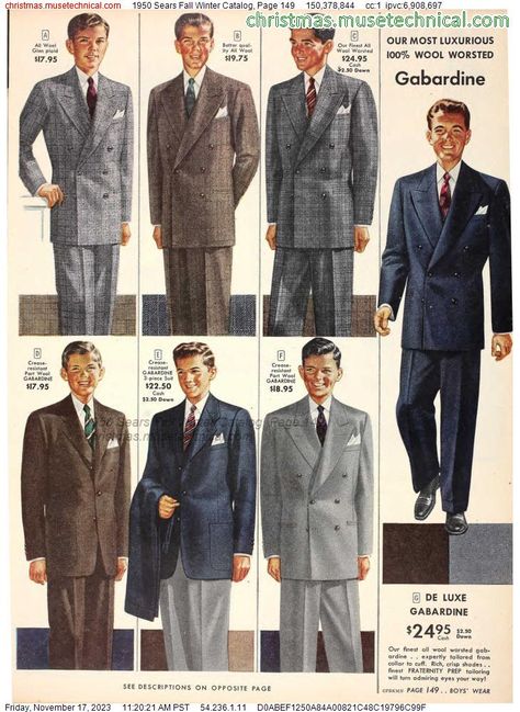 1950s Fashion Menswear, 50s Mens Fashion, Men's Fashion Illustration, 1940s Mens Fashion, 1950s Mens Fashion, Vintage Suit Men, Stylish Mens Suits, Vintage Menswear, 1950s Mens