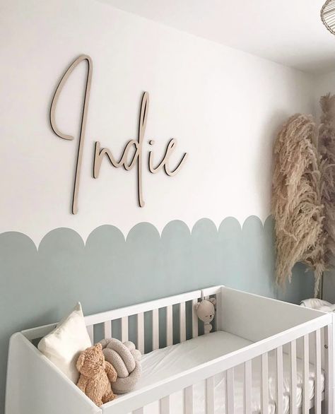 One of our FAVOURITE wall name signs EVER! 🤍 Indie’s sign is 34 inches long in natural wood and our Power font ✨ DM to order 💬 #wallnamesign #wallname #wallnames #wallnameplate #wallnameplaque #nameplate #nameplates #nameplatesforhome #nameplaque #kidsnames #namesign #namesigns #babyroom #babyroomdecor #babyroomideas #babyrooms #babyroominspo #babyroomdesign #kidsroom #kidsroominspo #kidsroomdecor #kidsroomdesign #kidsroomdecoration #kidsroominspiration #kidsroomsign Wall Name Sign, Wooden Name Plaques, Custom Name Sign, Nursery Name Sign, Custom Nursery, Word Signs, Print Fonts, Kids Wall Decor, Colour Chart