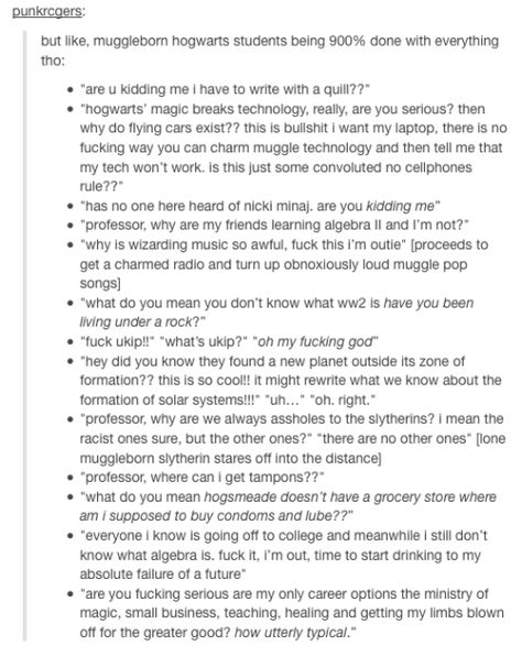 Muggleborn Headcanon, Middle Age Crisis, Harry Potter Memes Hilarious, Yer A Wizard Harry, Harry Potter Pin, Are You Serious, Harry Potter Headcannons, Harry Potter Fanfiction, Harry Potter Facts