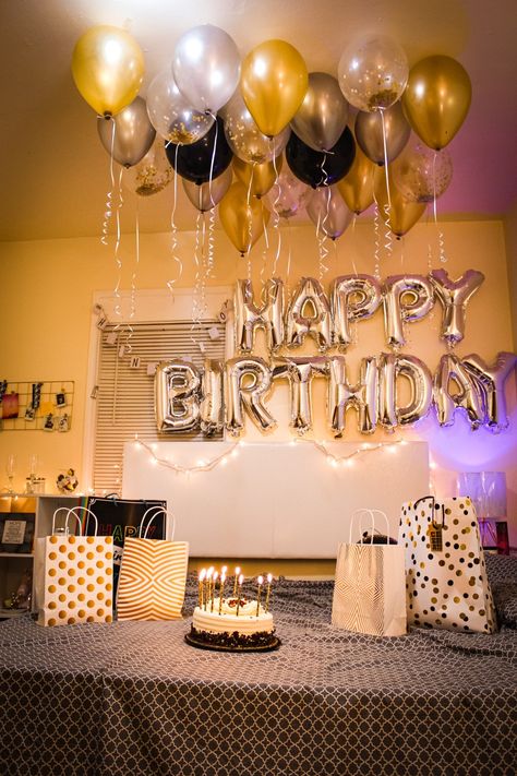 boyfriend birthday decor ideas , silver and golden balloons , boy birthday ideas , golden decorations , girlfriend birthday decorations, theme birthday decor , birthday decor ideas , diy birthday decorations, husband birthday ideas Decoration For Male Birthday, Balloon Decorations For Boyfriend, Birthday Decor For Girlfriend, Girlfriend Birthday Decoration Ideas, Husband Birthday Theme Ideas, Birthday Decoration For Girlfriend, Birthday Decorations Husband, Birthday Decorations For Girlfriend, Bday Decoration Ideas For Husband