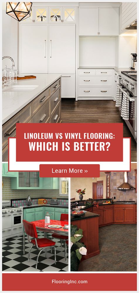 Linoleum vs. Vinyl Flooring: Which is Better? - Flooring Inc Vinyl Sheet Flooring, Resilient Flooring, Linoleum Flooring, Which Is Better, Vinyl Sheets, Linseed Oil, Flooring Options, Luxury Vinyl Plank, Linoleum