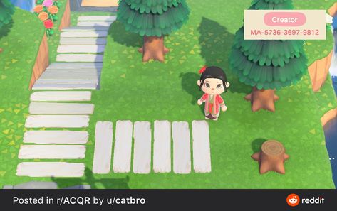 Animal Crossing Qr Codes, Wooden Path, Flamingo Illustration, Motif Acnl, Ac New Leaf, Animal Crossing Qr Codes Clothes, Theme Harry Potter, Path Design, Qr Codes Animal Crossing