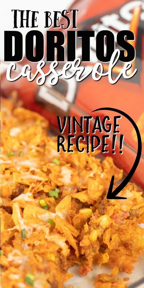 Recipes Using Doritos, Dorito Bake, Doritos Bake, Doritos Casserole Recipes, Dorito Taco Casserole, Beef Spices, Doritos Recipes, Taco Casserole Bake, Doritos Casserole