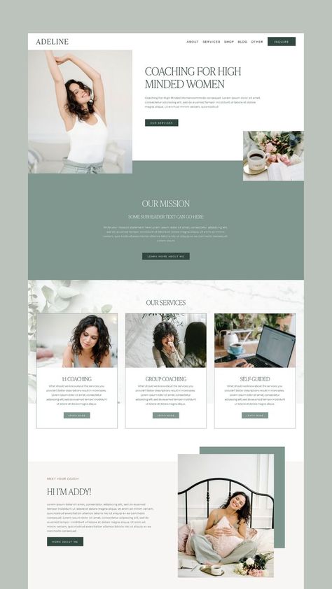 Cv Website, Elegant Website Design, Website Design Inspiration Business, Holistic Coach, Feminine Website Design, Minimal Website Design, Minimal Website, Website Design Inspiration Layout, Modern Website Design