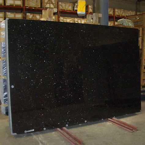 Black Galaxy Countertops Kitchen, Granite Slabs Countertops, Kitchen Slabs Granite, Black Galaxy Granite Kitchen, Black Galaxy Granite, Galaxy Granite, Kitchen Slab, Countertop Slabs, Black Galaxy