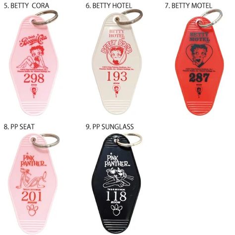 Vintage Hotel Keychain, Hotel Keychain, Chain Ideas, Vintage Hotel, Keychain Ideas, Vintage Hotels, Hotel Motel, Keychain Design, Betty Boop