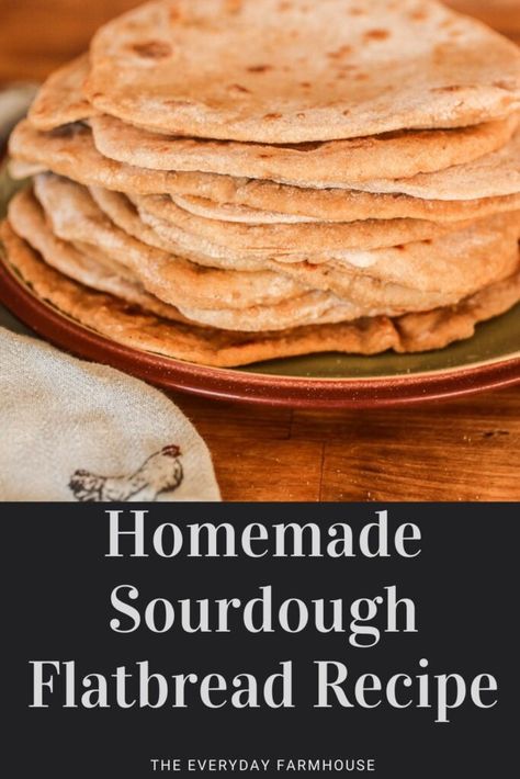 Sourdough Lavash Bread, Whole Wheat Sourdough Starter Recipe, Pita Flatbread Recipe, Sourdough Flatbread Recipe, Sourdough Pita, Libbys Pumpkin, Quick Flatbread, Sourdough Flatbread, Sourdough Sandwich Bread Recipe