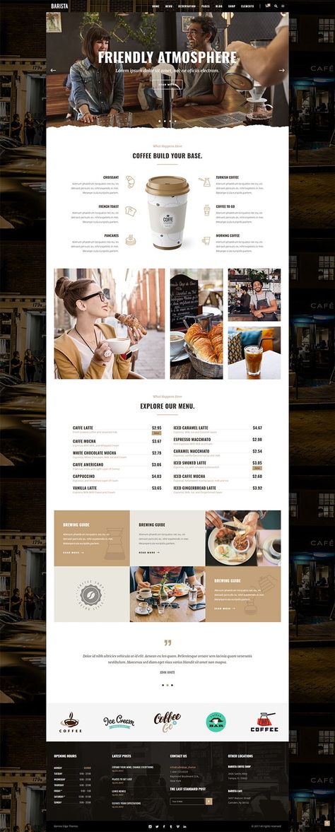 Coffee Websites, Cafe Website Design, Web Cafe, Coffee Shop Website, Food Website Design, Bar Website, Cafe Website, Bakery Website, Restaurant Website Design