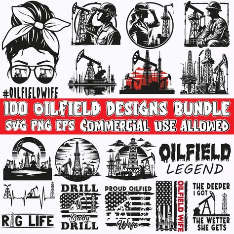 Oilfield Trash, Oilfield Wife, Crafts Easy, Small Business Owners, Custom T Shirts, Svg Design, Design Bundles, Cricut Silhouette, Business Owners