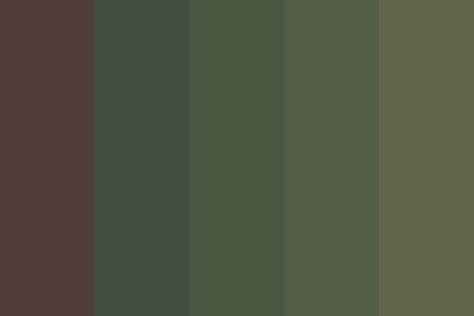 Disarm the Army color palette Army Color Palette, Camo Color Palette, Military Wedding Colors, Forest Color Palette, Brand Colour Schemes, Military Color, Army Colors, Email Examples, Sherwood Forest