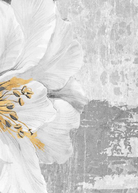 Enhance your modern living space with our exquisite Grey Botanical Floral Wall Art. This captivating abstract painting features delicate white flowers against a muted grey background, creating a harmonious blend of elegance and contemporary style. Perfect for both home and office decor, this artistic masterpiece adds a touch of sophistication to any room. Elevate your surroundings with this captivating wall art today! Abstract Flower Painting Modern, Illustration Pop Art, Grey Artwork, Nature Art Drawings, Grey Painting, Pop Art Illustration, Abstract Botanical, Abstract Flower Painting, Painting Art Lesson