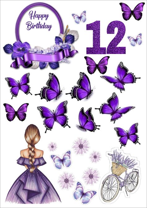 A girl with a purple butterfly can be interpreted in different ways, depending on the context. Here are some possible interpretations based on the search results: Symbol of positive change: According to seeing a purple butterfly can represent change for the better, an innate serenity, and gentle strength to help you. Therefore, a girl with a purple butterfly could symbolize someone who is going through a positive transformation or who embodies these qualities. Purple Cake Topper, Butterfly Topper, Happy Birthday Spiderman, Purple Butterfly Cake, Roblox Birthday Cake, Christmas Dinner Decorations, Butterfly Cake Decorations, Minnie Mouse Cake Topper, Diy Cake Topper Birthday