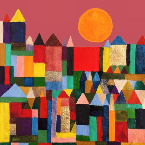 Paul Klee:cityscape – colourlivingblog Paul Klee Artwork, Art Kandinsky, Miro Paintings, Paul Klee Paintings, Joan Miro Paintings, Famous Artists Paintings, Paul Klee Art, Masterpieces Painting, Kandinsky Art