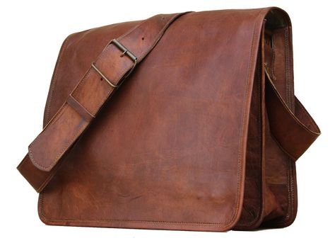 Krish Messenger 15" Leather Laptop Bag: £32.48 https://www.amazon.co.uk/Krish-Leather-Messenger-Laptop-Friendly/dp/B01F3AUJXY/ref=as_li_ss_tl?pf_rd_m=A3P5ROKL5A1OLE&pf_rd_p=1212178027&pf_rd_r=2090f509-bcdb-11e7-9817-b5306d67a888&pd_rd_wg=ma9dt&pf_rd_s=desktop-detail-softlines&pf_rd_t=40701&pd_rd_i=B01F3AUJXY&pd_rd_w=hrAwM&pf_rd_i=desktop-detail-softlines&pd_rd_r=2090f509-bcdb-11e7-9817-b5306d67a888&_encoding=UTF8&linkCode=ll1&tag=trackerbestbu-21&linkId=dda70005faa935826013ca92709aced6 Mens Leather Satchel, Laptop Bag Men, Laptop Shoulder Bag, Vintage Leather Bag, Leather Laptop Bag, Brown Leather Bag, Leather Satchel Bag, Laptop Stand, Leather Laptop