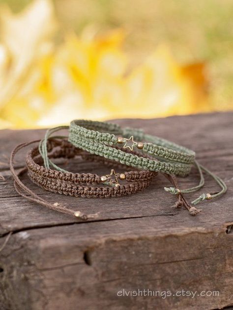 Star Bracelets, Bracelets Couple, Bracelets Macrame, Bracelet Couples, Boyfriend Gifts Long Distance, Matching Couple Bracelets, Long Distance Boyfriend, Braided Bracelet Diy, Macrame Bracelet Patterns