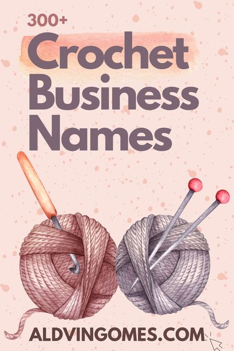 Crochet Business Names, Crochet Business Names Ideas, Catchy Crochet Business Names Bag Shop Name Ideas, Handmade Business Names, Creative Business Names List, Buisness Name Ideas, Cute Business Names, Starting Etsy Shop, Store Names Ideas, Knitting Business, Unique Business Names