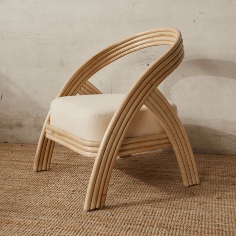 Ida Armchair | McMullin & co. Wooden Cane Furniture & Homewares Collection Bamboo Furniture Design, Inmobiliaria Ideas, Wooden Canes, Cane Furniture, Rattan Armchair, Bamboo Furniture, Rattan Chair, Teak Furniture, Armchair Design