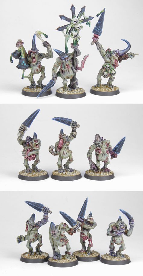 Plaguebearers Of Nurgle, Warhammer Fantasy, Miniatures