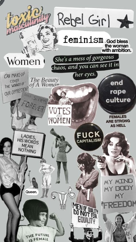 #feminist Feminist Collage, Feminism Stickers, Portfolio Project, Feminist Clothes, Womens Trendy Tops, Bujo Inspiration, Feminist Art, Do Not Fear, Chic Boutique